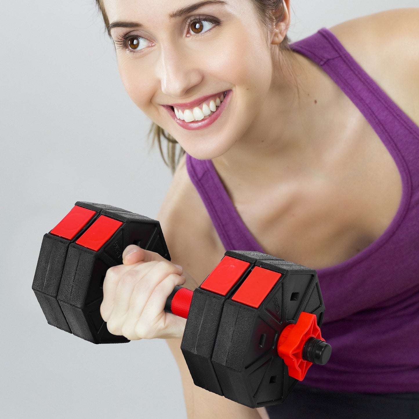 Adjustable Dumbbell Pair, Dumbbell Combination Environmental Dumbbell Barbell