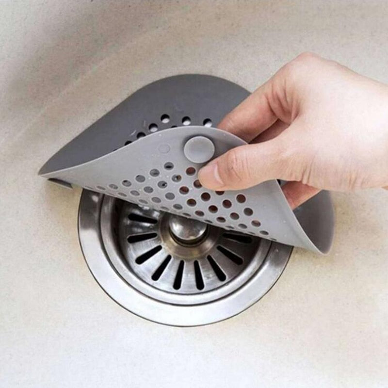 Shower Drain Silicone Kitchen Sink Filter Hair