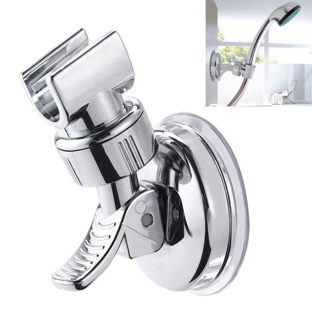 Shower Head Handset Holder Chrome Bathroom Wall