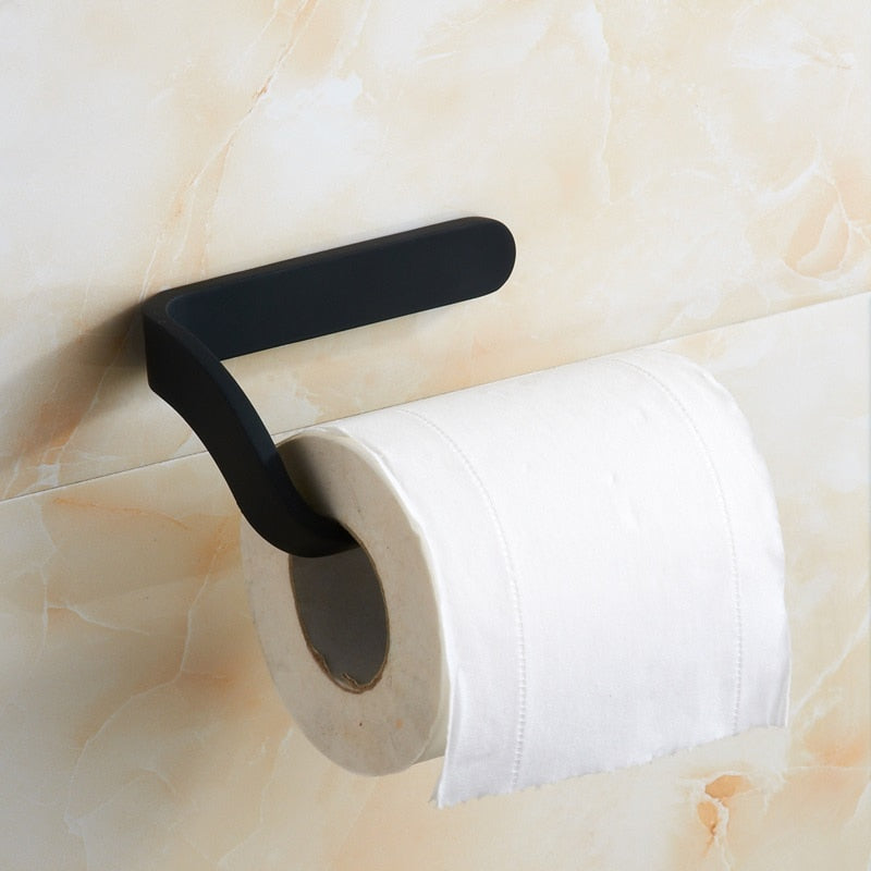 black toilet Paper Holder chrome toilet roll paper