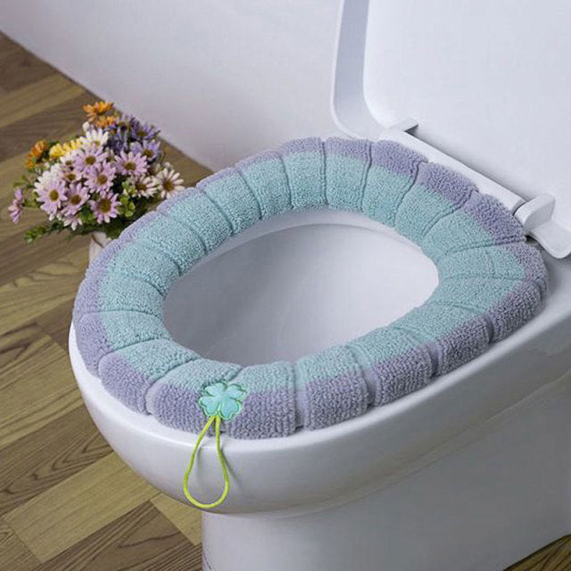 Winter Warmer Toilet Seat Cover Mat Bathroom Toilet