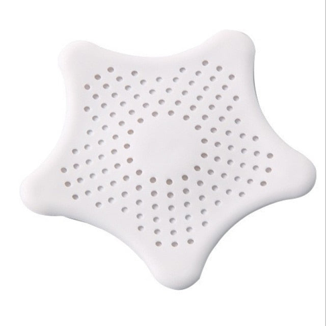 Bathroom Drain Hair Catcher Creative Star Pattern