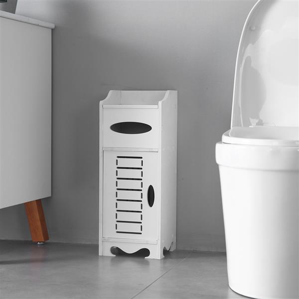 Waterproof Single Door Bathroom Storage Cabinet Floor