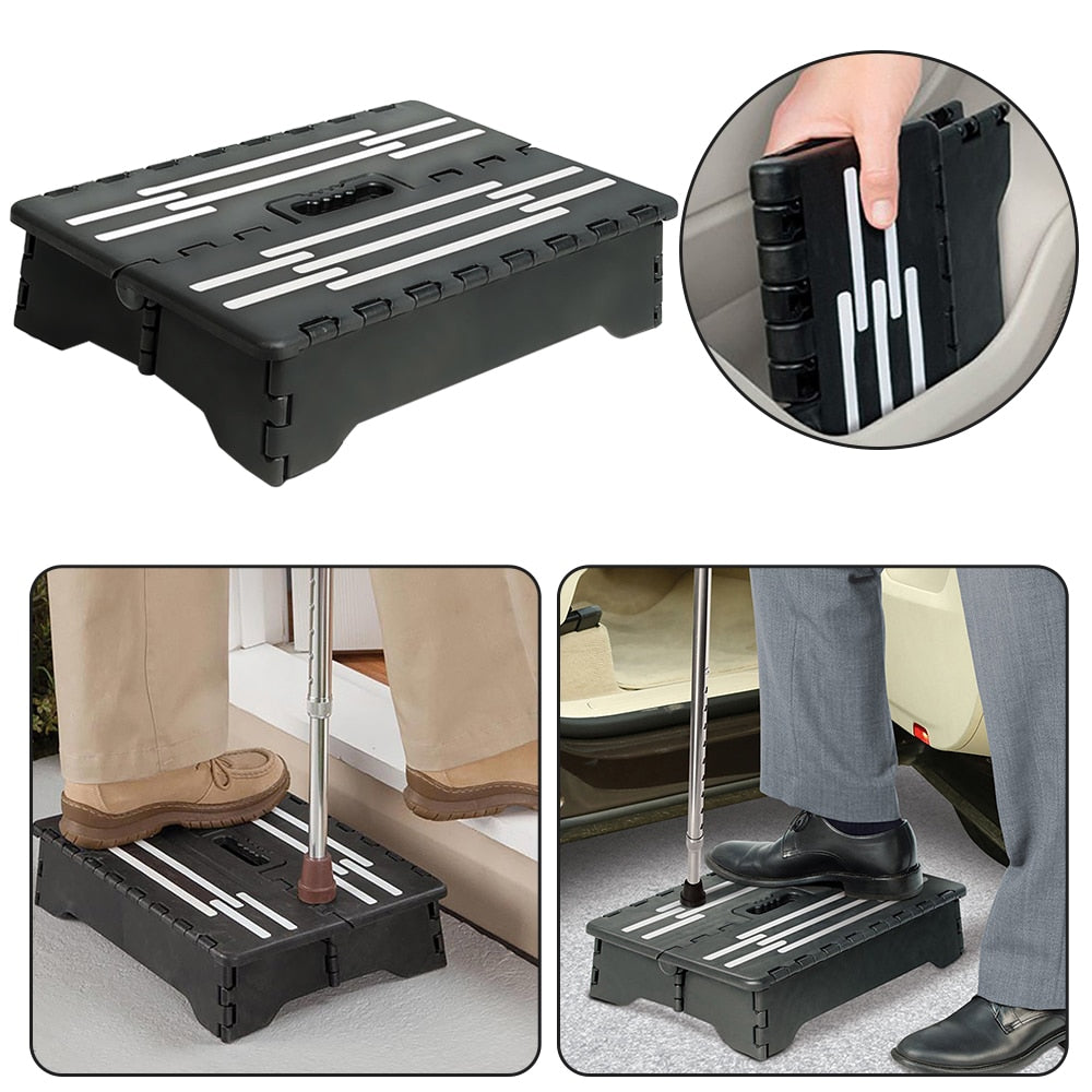 Foldable Stepping Stool Stable Furniture Foot Stool