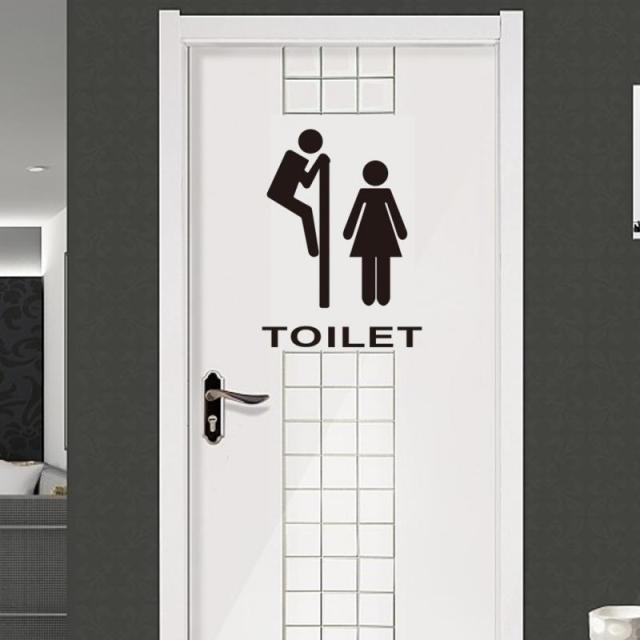 1 Pcs Toilet Creative Funny Smile Waterproof Stickers