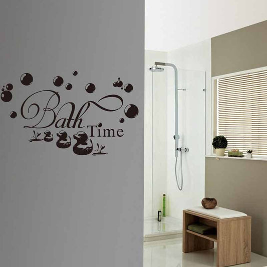 Carving Wall Stickers Bath Time Letter-Shapes Wall