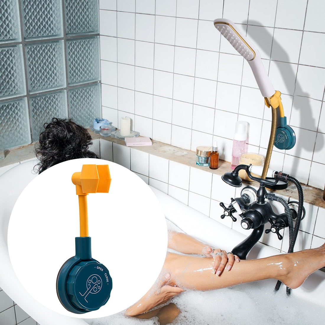 shower seat free punching adjustable wall-mounted